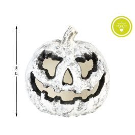 Calabaza Decorativa Blanca Con Luz Interior 21 cm Para Halloween Precio: 9.5900002. SKU: S1122797