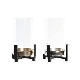 Portavela Moderno DKD Home Decor Champan Plateado 15 x 28 x 15 cm (2 Unidades) Precio: 36.11124. SKU: S3027608