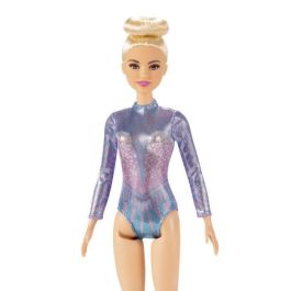 Barbie Gtn65 Muñeca Tú Puedes Ser Gimnasta Rítmica con Leotardo Metalizado, Mazas y Cinta, 30,40cm, +3 años Barbie Gtn65 Muñeca Tú Puedes Ser Gimnasta Rítmica con Leotardo Metalizado, Mazas y Cinta, 30,40cm, +3 años