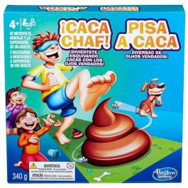 Hasbro Gaming E2489 Juego ¡Caca Chaf! Juego de Mesa con Plastilina y Ojos Vendados, Niños +4 años