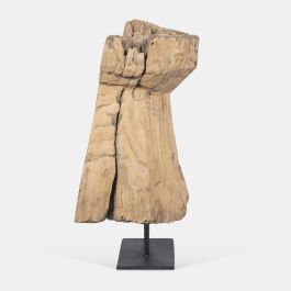 DKD Home Decor Indonesia 1c24 Figura Balines Natural Negro Teca Hierro 33 x 17 x 42 cm