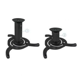 TooQ PJ1010TN-B Soporte de Techo para Proyector Inclinable ±15°, Giratorio ±180°, Carga 10kg, Negro, Distancia 130/200mm TooQ PJ1010TN-B Soporte de Techo para Proyector Inclinable ±15°, Giratorio ±180°, Carga 10kg, Negro, Distancia 130/200mm