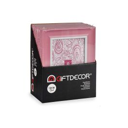 Giftdecor Portafotos 13x18 cm rosa - Plastico y cristal (24 Unidades) Giftdecor Portafotos 13x18 cm rosa - Plastico y cristal (24 Unidades)