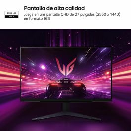LG UltraGear™ de 27 pulgadas Monitor Gaming QHD de 200Hz | 1ms de tiempo de respuesta, Compatible con G-SYNC®, FreeSync™