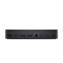 Dell D6000 Universal Docking Station USB-C/USB 3.0 con HDMI, DisplayPort, Gigabit Ethernet, soporta 3 monitores 4K/5K Negro