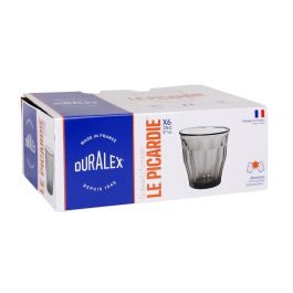 Set de 6 Vasos Duralex Picardie 25 cl Gris (12 Cajas) Set de 6 Vasos Duralex Picardie 25 cl Gris (12 Cajas)