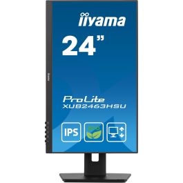 Iiyama Monitor XUB2463HSU-B1 24" Full HD WQHD IPS 100Hz, 3ms, HDMI, DisplayPort, Negro