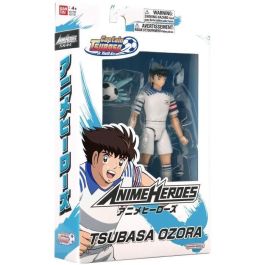 Bandai 37791 Anime Heroes Figura Coleccionable Capitán Tsubasa Tsubasa Ozora 17 cm Articulada 16 Puntos con Balón