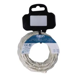 Edm Carrete cable textil trenzado H03VV-F 2x0,75 mm² beige 5 m