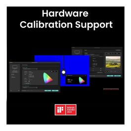 BenQ SW242Q Monitor para Fotógrafos 24.1" IPS 2K 2560 x 1600 16:10 99% Adobe RGB 98% P3 HDR10 USB-C 90W 9H.LLVLA.TBE