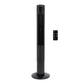 Ventilador de columna oceánica - 50W - Altura 110 cm - Oscilación automática - Control remoto - Temporizador - Negro Precio: 61.79000036. SKU: B13JSC3QE2