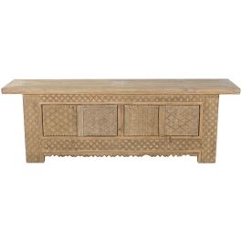 Mueble Tv Item Home DKD Home Decor Natural 44 x 60 x 180 cm Mueble Tv Item Home DKD Home Decor Natural 44 x 60 x 180 cm