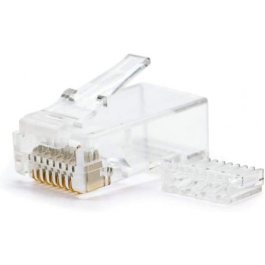 Nano Cable 10.21.0201 Conector RJ45 Cat.6 para Redes de Datos, Bolsa 10 Unidades