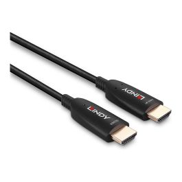 Lindy Cable HDMI Híbrido de Fibra Óptica 20m, 8K60Hz, 48Gbps, HDR Dinámico, eARC, VRR, ALLM, QFT