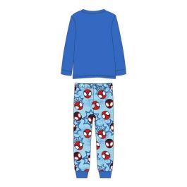 Cerdá Pijama Largo Spidey Single Jersey para Niños 3 Años BLUE