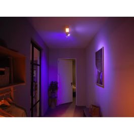 Philips Hue Plafón Centris Spot 2 focos GU10 Blanco V2 - White & Color ambiance LED Bluetooth compatible Alexa Google Assistant