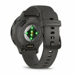 Garmin GAR1701774319527 Reloj GPS Conectado Venu 3S 30,4mm (1.2) Acero Gris, Caja Gris Oscuro y Correa Silicona Gris Oscuro
