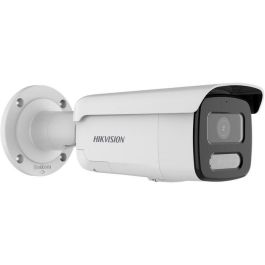 Hikvision Cámara IP Bullet 4MP ColorVu 2.8mm WDR H.265+ IA Audio Bidireccional Alarma IP67 - Visión Nocturna Color 24/7