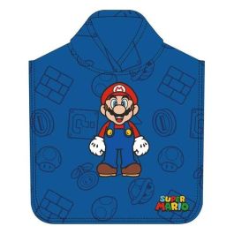 Safta Poncho Super Mario Microfibra 50x100cm