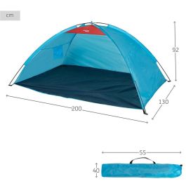 Paravientos Aktive Azul Poliéster Oxford 210D 200 x 92 x 130 cm 200 x 130 x 92 cm Paravientos Aktive Azul Poliéster Oxford 210D 200 x 92 x 130 cm 200 x 130 x 92 cm