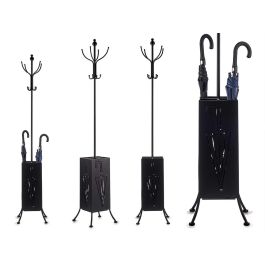 Perchero Paraguero de Metal Negro Giftdecor 34x188x34 cm Precio: 57.69000006. SKU: S3609675