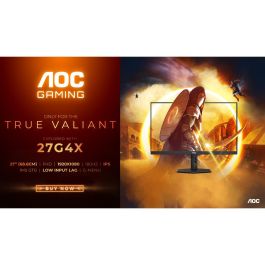 AOC Monitor Gaming 27G4X 27" (1920x1080) IPS 180Hz 0.5ms HDMI DP HDR 10 Negro