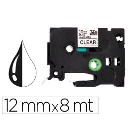 Q-connect TZE-131 Cinta para Rotuladora, Transparente-Negro, 12mm, 8m Precio: 7.49999987. SKU: B1AVNDWNL8