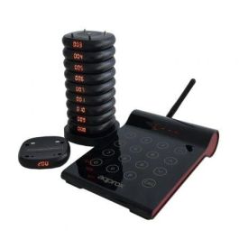 Approx appCUSTOMERCALLERKIT Kit Avisador de Clientes Inalámbrico con Transmisor, 10 Discos y Base de Carga, Hostelería, Vibración, Luz y Sonido Approx appCUSTOMERCALLERKIT Kit Avisador de Clientes Inalámbrico con Transmisor, 10 Discos y Base de Carga, Hostelería, Vibración, Luz y Sonido