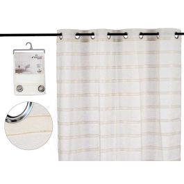 Cortina Visillo Rayas Beige 140x260 cm - Giftdecor (6 Unidades) Precio: 67.50000004. SKU: S3608527