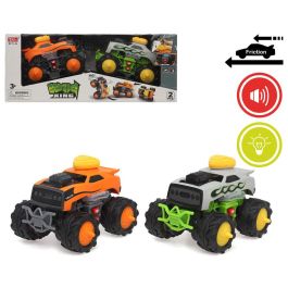 Coches Resorte con Luz y Sonido, Color Naranja y Blanco, 38x15 cm, Eléctrico, 1 Surtido Precio: 17.69000035. SKU: S1129114