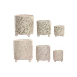 DKD Home Decor Macetero Shabby Blanco Verde Set de 3 (2 Unidades) 13.7 x 14.7 x 13.7 cm Precio: 17.5000001. SKU: B1DG2ZKGY8