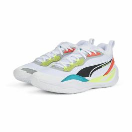 Zapatillas de Baloncesto para Adultos Puma Playmaker Pro Blanco Zapatillas de Baloncesto para Adultos Puma Playmaker Pro Blanco