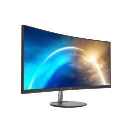 MSI Pro Mp341Cqde Monitor de Ordenador 34 Pulgadas (86.4 cm) Ultrawide Quad HD 3440x1440 Píxeles Negro