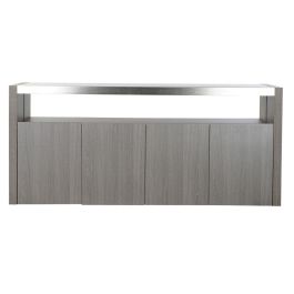 Buffet Moderno DKD Home Decor Gris 39 x 76 x 165 cm Buffet Moderno DKD Home Decor Gris 39 x 76 x 165 cm