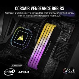 Corsair CMG16GX4M2D3600C Kit de Memoria RAM para PC Revenge RGB RS DDR4 DIMM 16GB (2x8GB) 3600 MHz 1.35V Negro Corsair CMG16GX4M2D3600C Kit de Memoria RAM para PC Revenge RGB RS DDR4 DIMM 16GB (2x8GB) 3600 MHz 1.35V Negro