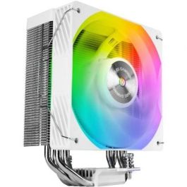 Mars Gaming MCPU-X4ARGB Disipador CPU de Aire ARGB 220W TDP Ventilador 12cm Compatible Intel/AMD Blanco