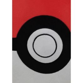 Pokemon POK3700891706674 Cojín Redondo Poké-ball de Microfibra - 40 cm Premium