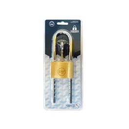 Edm Candado de latón arco regulable 60mm apertura 67-167mm con 2 llaves (silca var4 - jma -3d)