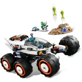 LEGO 60431 City Róver Explorador Espacial y Vida Extraterrestre, vehículo con 6 neumáticos, suspensión avanzada, incluye minifiguras y alienígenas