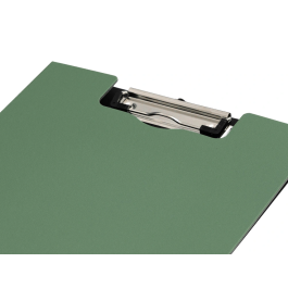 Q-connect Carpeta Miniclip Superior DIN A4 Plástico 50% Reciclado Verde Oliva Grosor 2.1 mm