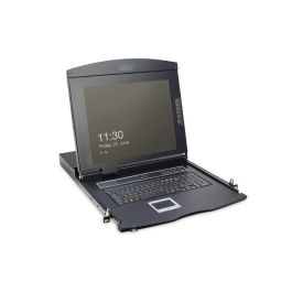 Digitus Modularized 43,2cm (17") TFT console with 16 port KVM, ES keyboard, RAL 9005 black Precio: 1540.50000016. SKU: B15RFLWR5M