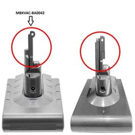 CoreParts Batería Tipo E para Aspiradora Dyson V8, SV10 Li-ion 21.6V 2600mAh 56.16Wh Negra Compatible con V8 Absolute, Animal, Fluffy