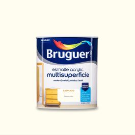 Bruguer Esmalte Acrílico Multisuperficie Blanco Roto Satinado 0,750L 5298130 - Sin Olores, Interior/Exterior Precio: 23.50000048. SKU: S7902845