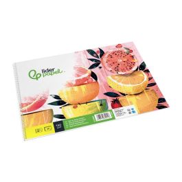 Bloc Dibujo Liderpapel Artistico Frutal Espiral 230x325 mm 20 Hojas 130 gr-M2 Sin Recuadro Perforado