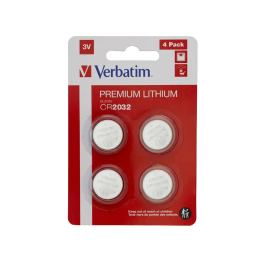 Verbatim CR2032 Pila de Litio 3V (Pack de 4) Precio: 5.79000004. SKU: B125ZELLMV