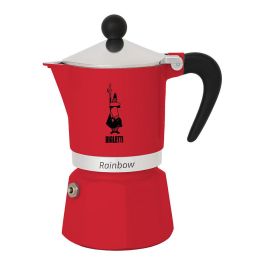 Bialetti Cafetera Rainbow Rojo Aluminio 0.06 L