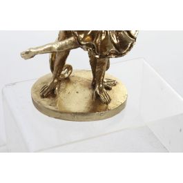 DKD Home Decor Figura Decorativa Colonial Monos Bailarines, Resina Dorada, Medidas 11.2 cm Largo x 29.5 cm Alto x 18.5 cm Ancho