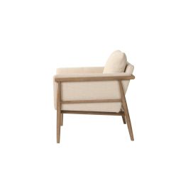 DKD Home Decor 2c24 Sillón Urban Tapizado con Madera de Fresno y Poliéster, Acabado Decapé, Color Blanco, 75 x 79 x 71.5 cm DKD Home Decor 2c24 Sillón Urban Tapizado con Madera de Fresno y Poliéster, Acabado Decapé, Color Blanco, 75 x 79 x 71.5 cm