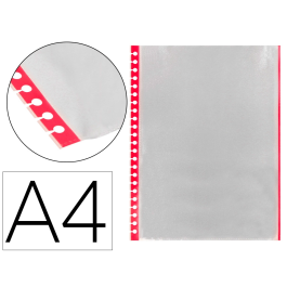 Liderpapel Recambio Funda Intercambiable DIN A4 Bordes Surtidos, 20 Fundas Extraíbles de 70 micras, Portada 700 micras, Negro, Bolsa 10 Unidades Precio: 4.88999962. SKU: B19Y4JAMQ3