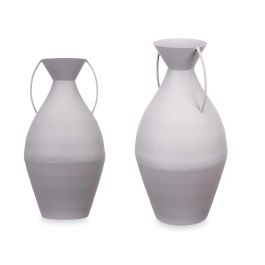 Jarron Acero Tinaja Gris Pastel Grd Giftdecor 20X43CM (4 Unidades) Precio: 64.49999985. SKU: B122YSPZ8K